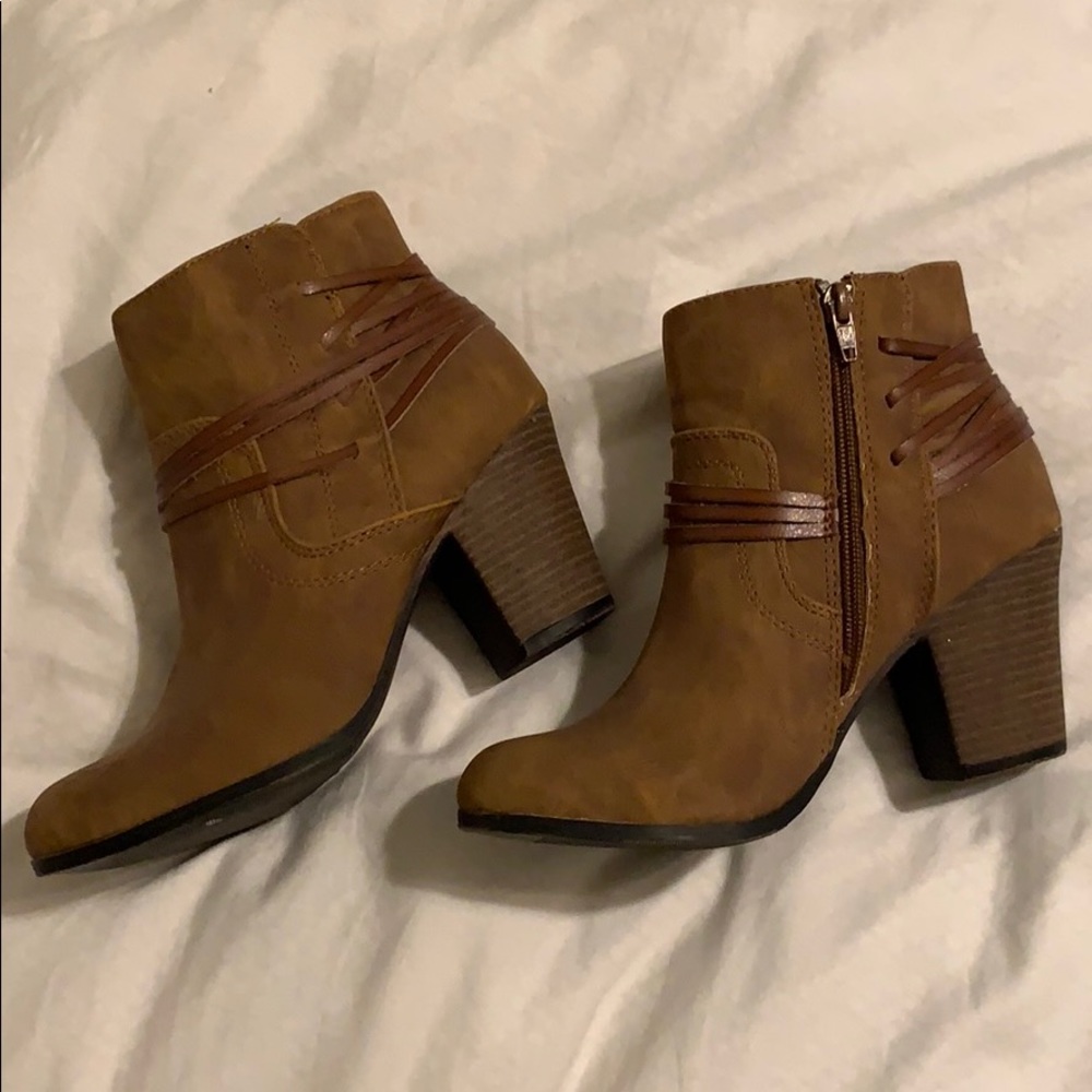 Big Buddha Heeled Ankle Boots